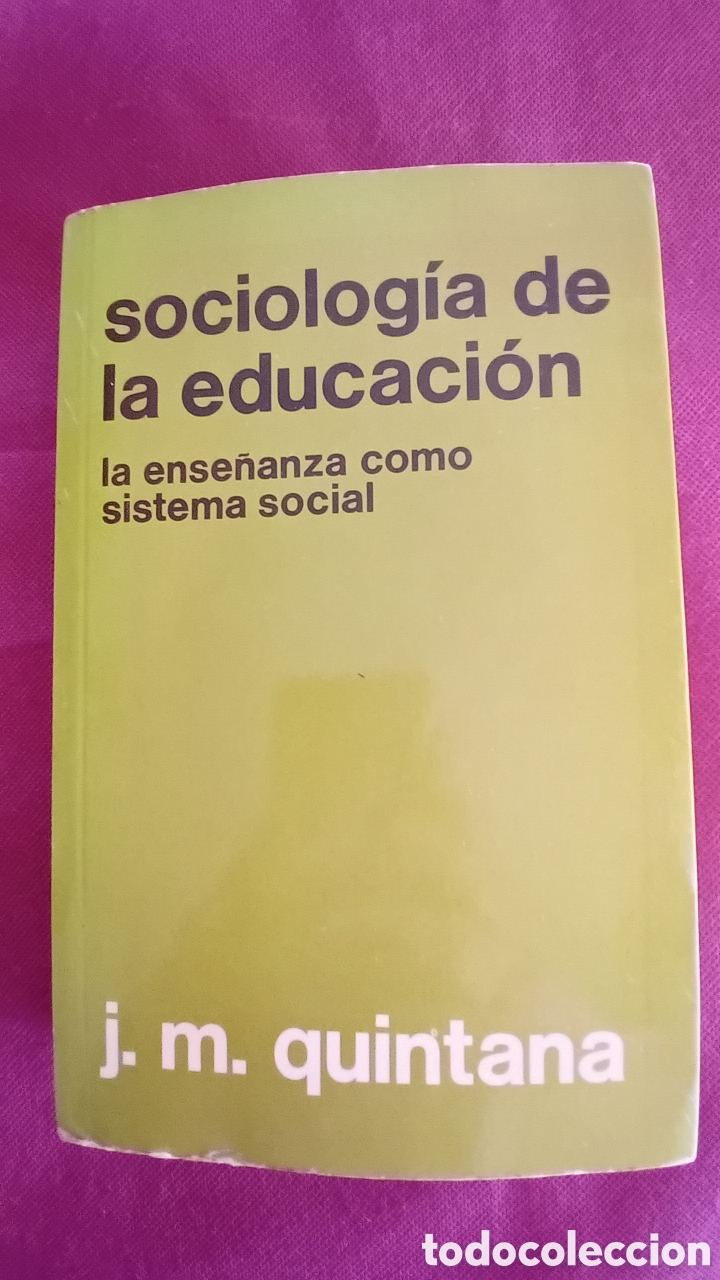 Libros de segunda mano: LIBRO SOCIOLOG&Iacute;A DE LA EDUCACI&Oacute;N