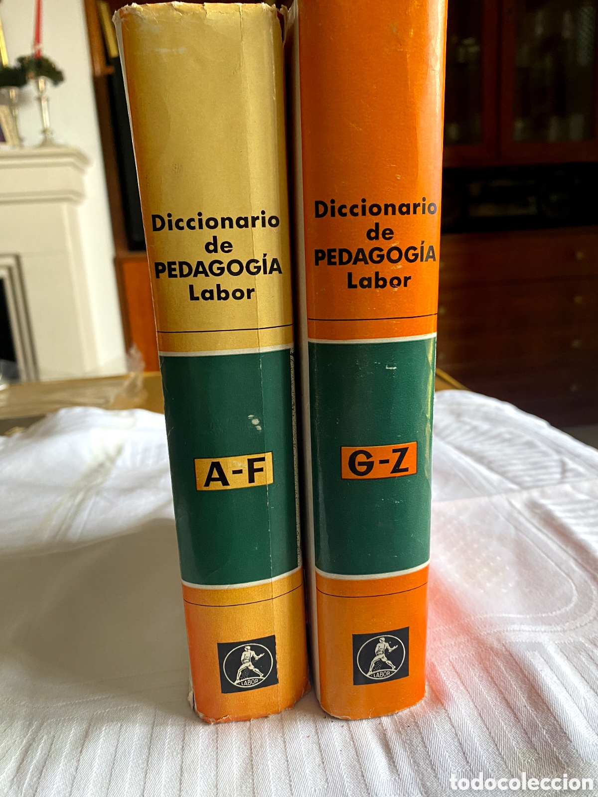 Libros de segunda mano: DICCIONARIO DE PEDAGOGIA LABOR - (A-F TOMO 1 / G-Z TOMO 2) (EDITORIAL LABOR, 1964)