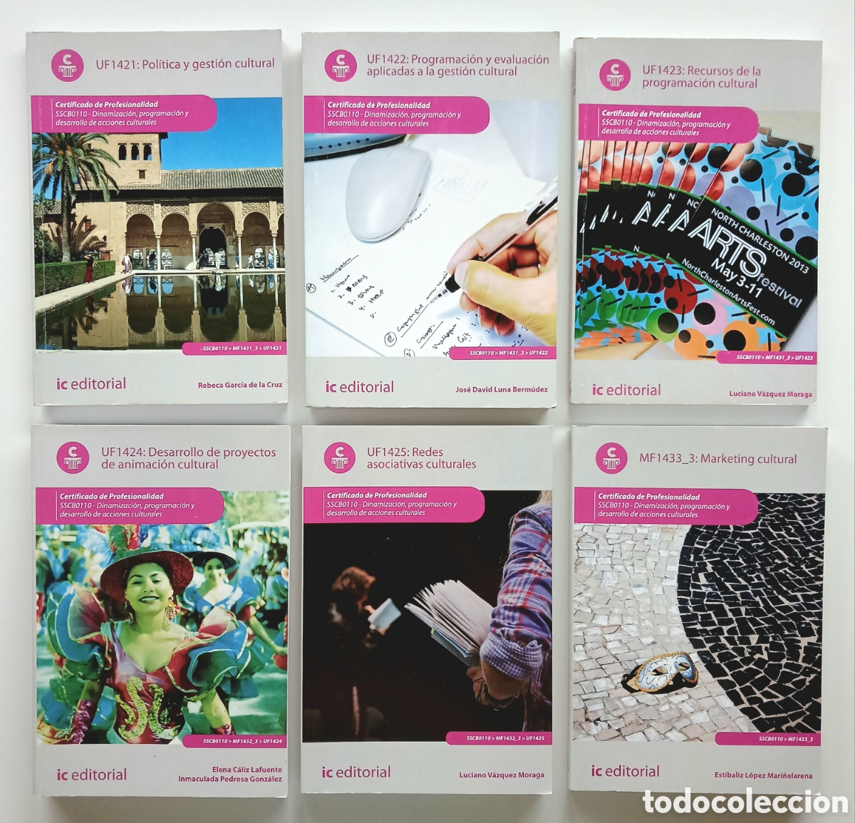Libros de segunda mano: 6 libros del &rdquo;Certificado de Profesionalidad de Dinamizaci&oacute;n, programaci&oacute;n y desarrollo de acciones