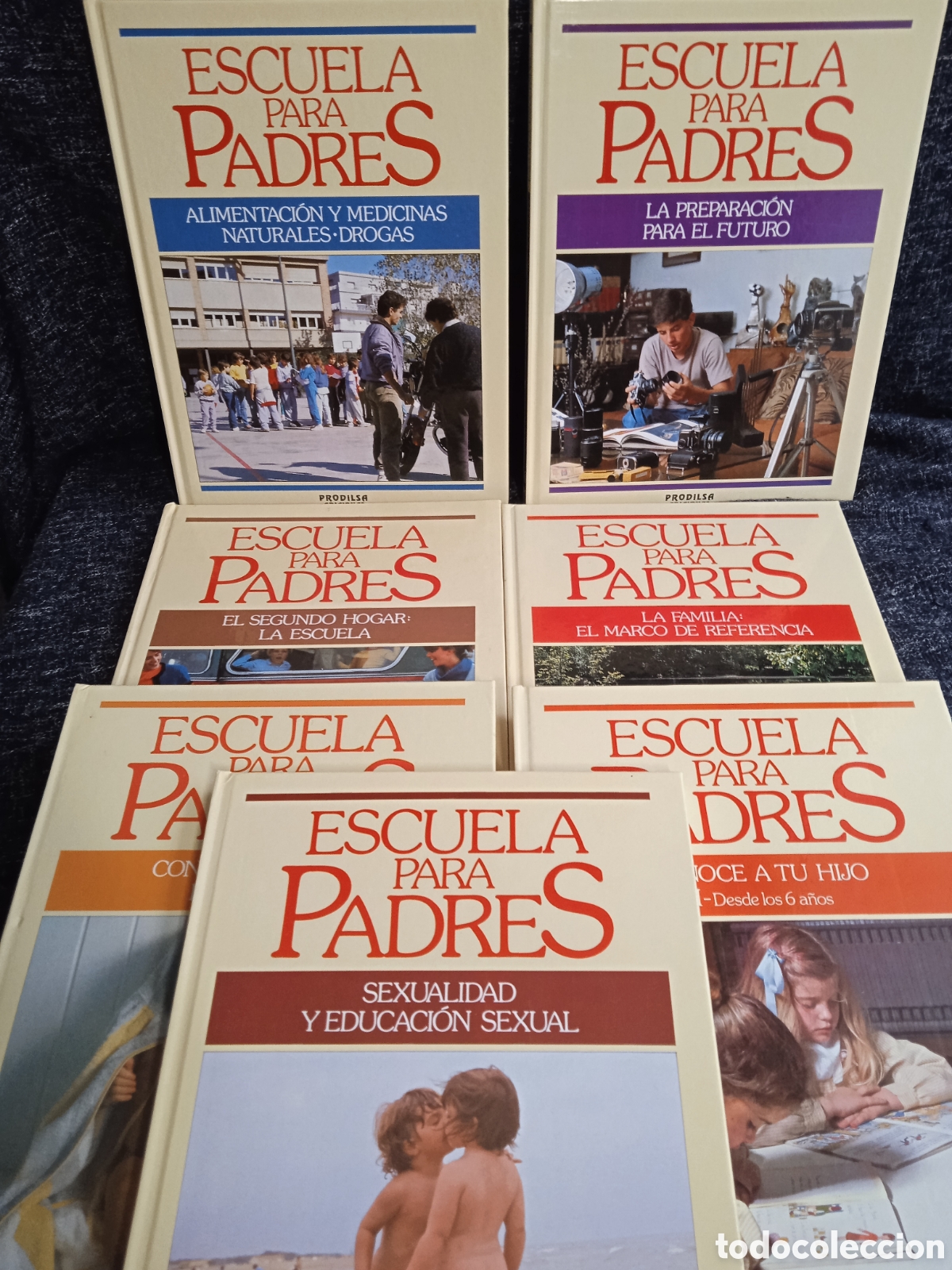 Libros de segunda mano: ESCUELA PARA PADRES -OBRA EN 7 TOMOS -ED. PRODILSA