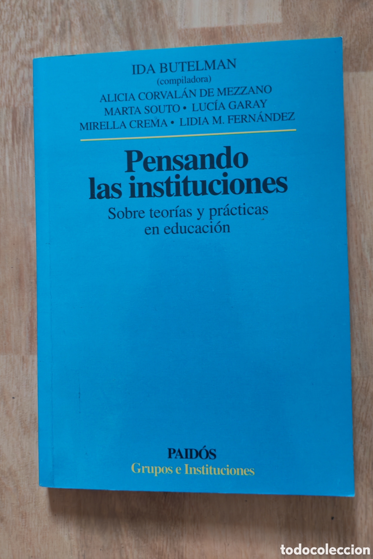Libros de segunda mano: Pensando las instituciones- Ida Butelman y otros