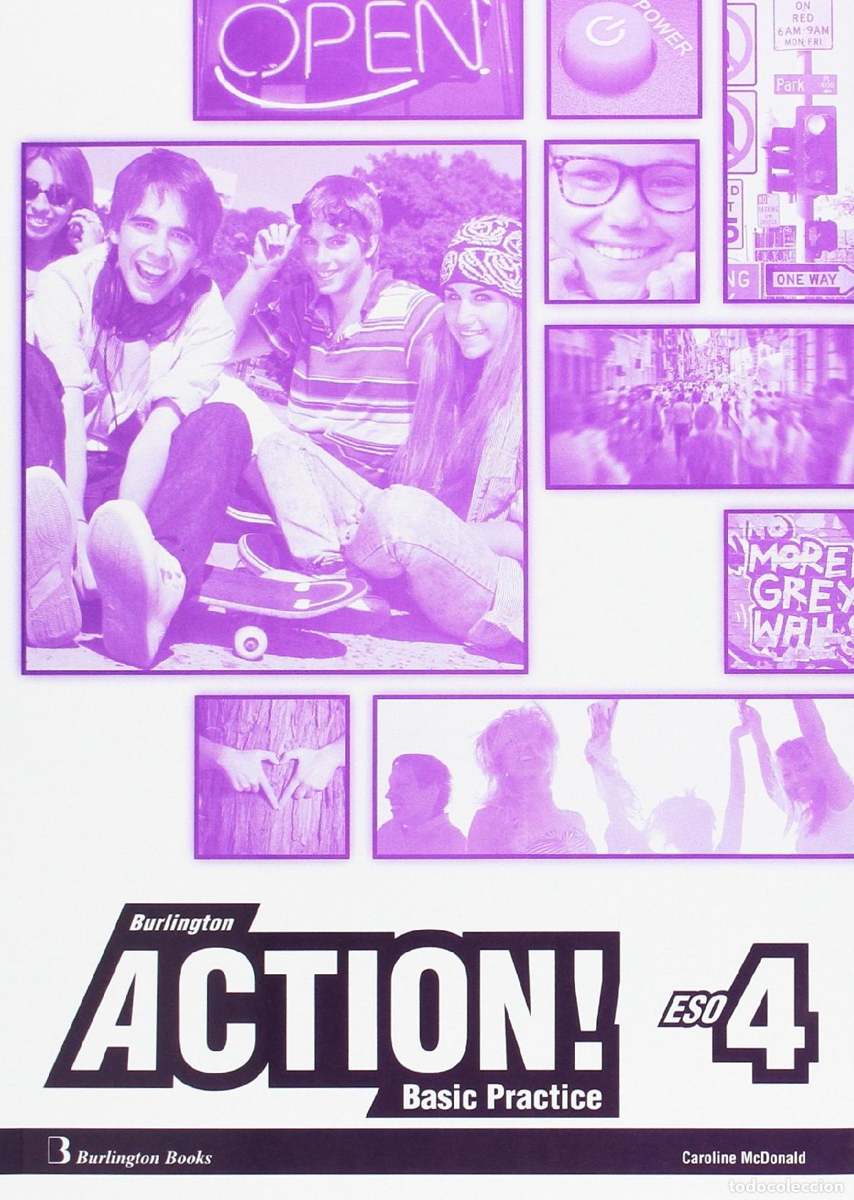 Libros de segunda mano: Burlington action eso 4 wb basic practice spa (SIN COLECCION)