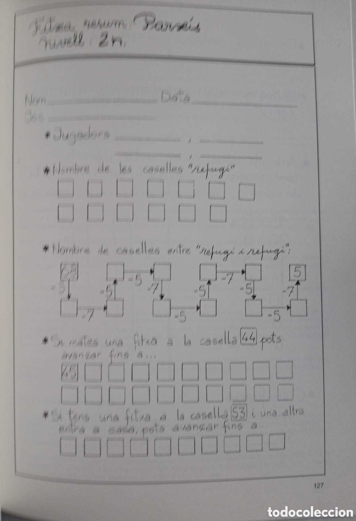 Libros de segunda mano: DOSSIERS ROSA SENSAT JUGUEM COMPTEM - Foto 2