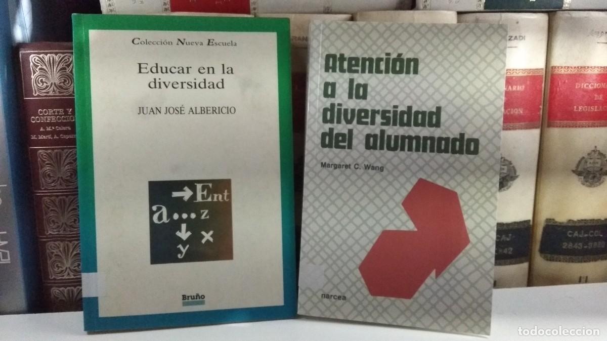 Libros de segunda mano: ATENCI&Oacute;N A LA DIVERSIDAD DEL ALUMNADO, Margaret C. Wang EDUCAR EN LA DIVERSIDAD. Juan Jos&eacute; Albericio