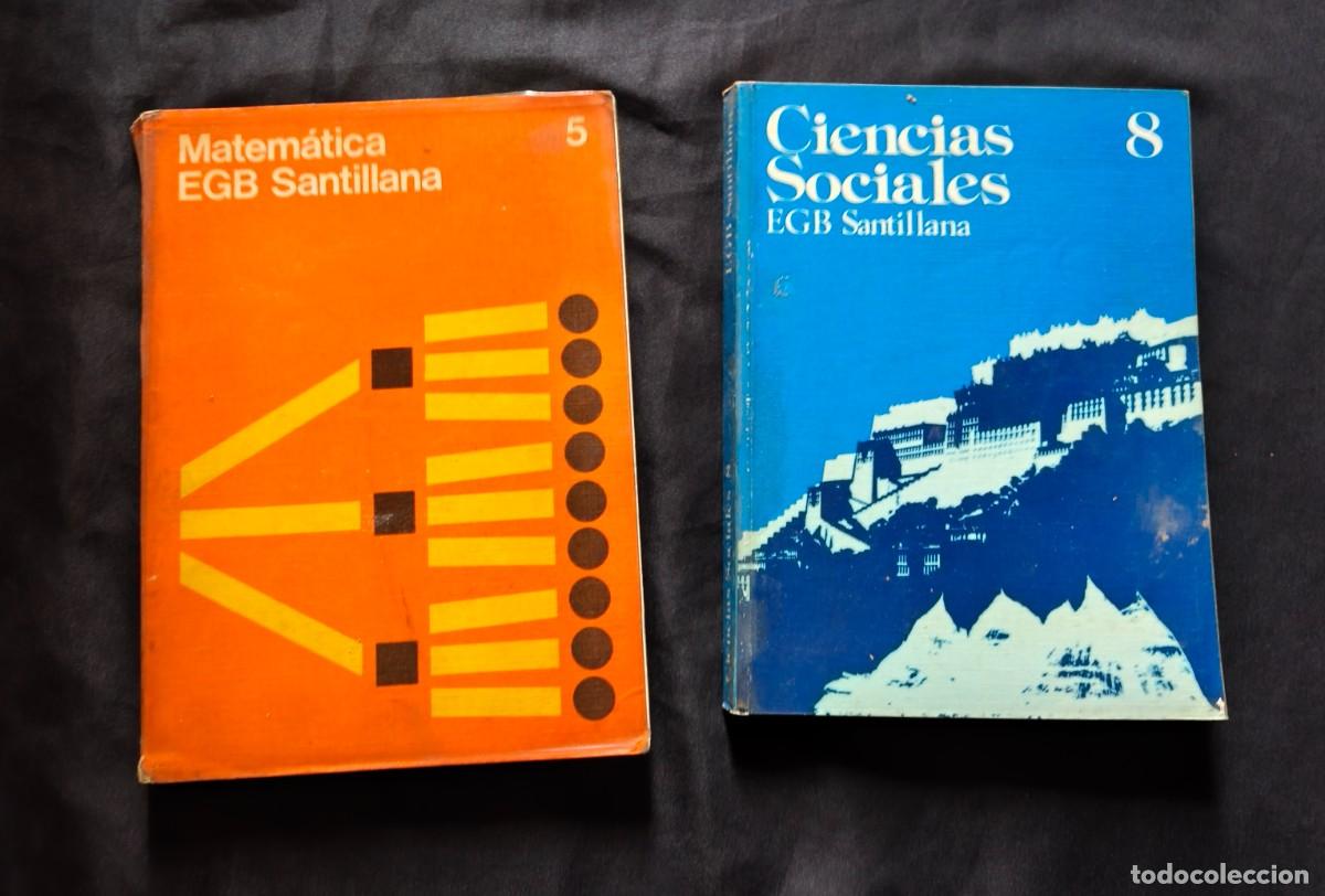 Libros de segunda mano: 2 Libros de EGB Santillana