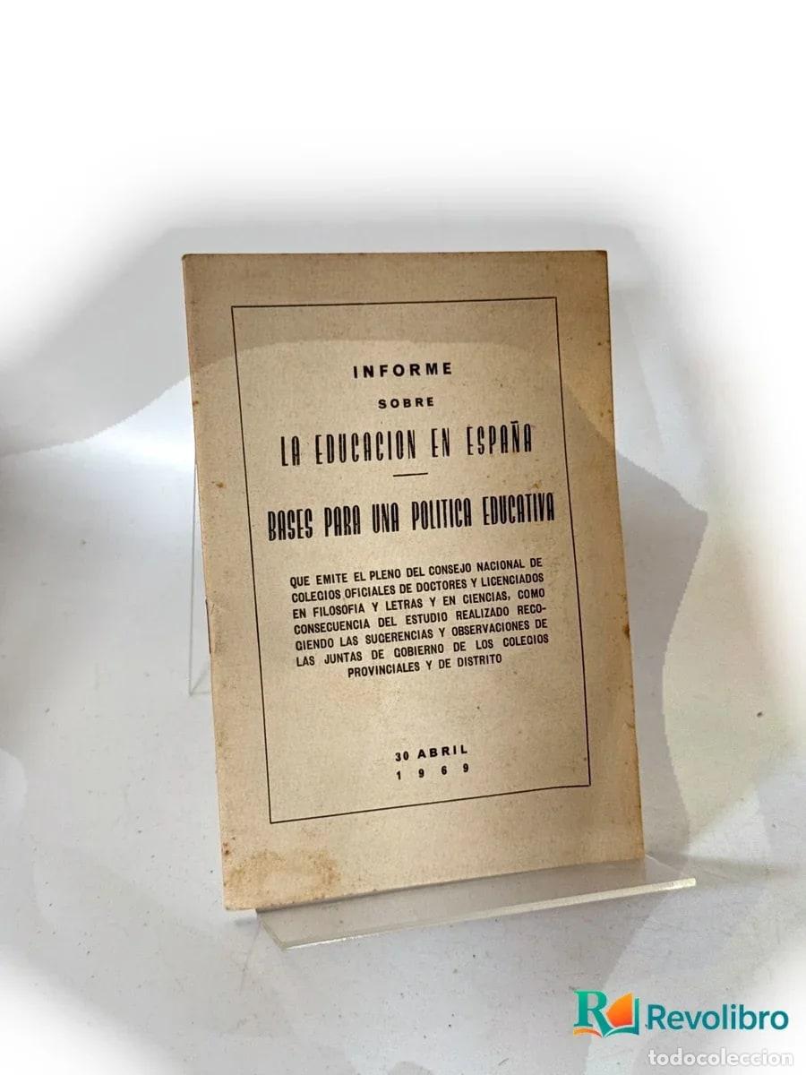 Libros de segunda mano: Informe sobre la educaci&oacute;n en Espa&ntilde;a - no disponible