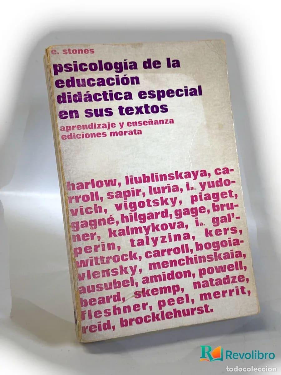 Libros de segunda mano: Psicolog&iacute;a de la educaci&oacute;n did&aacute;ctica especial en sus textos - 1&ordf; edici&oacute;n - E. Stones