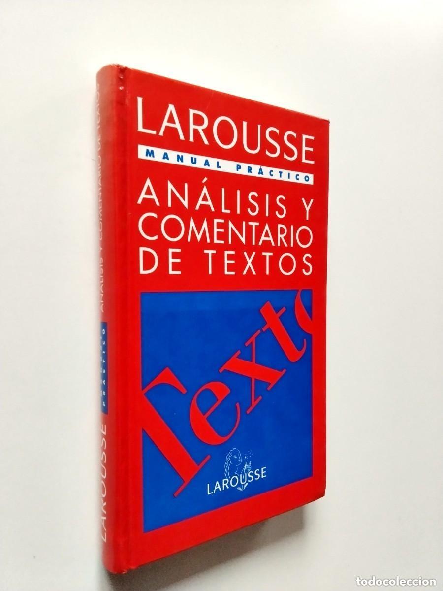 Libros de segunda mano: Manual pr&aacute;ctico an&aacute;lisis y comentario de textos - Foto 1