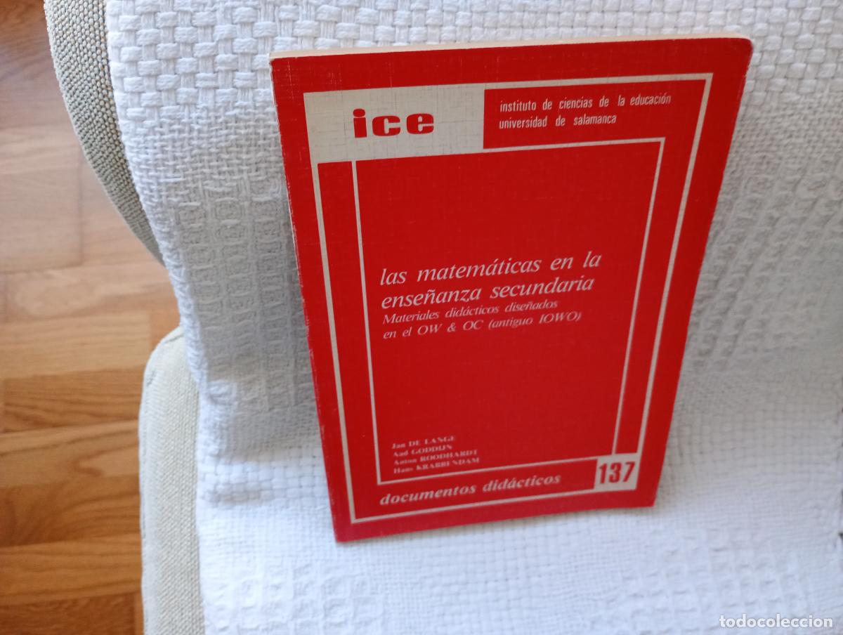 Libros de segunda mano: LAS MATEMATICAS EN LA ENSE&Ntilde;ANZA SECUNDARIA - Foto 1