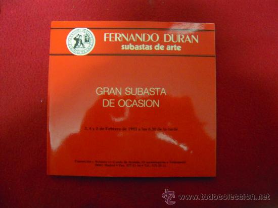 Libros de segunda mano: FERNANDO DURAN - Foto 1