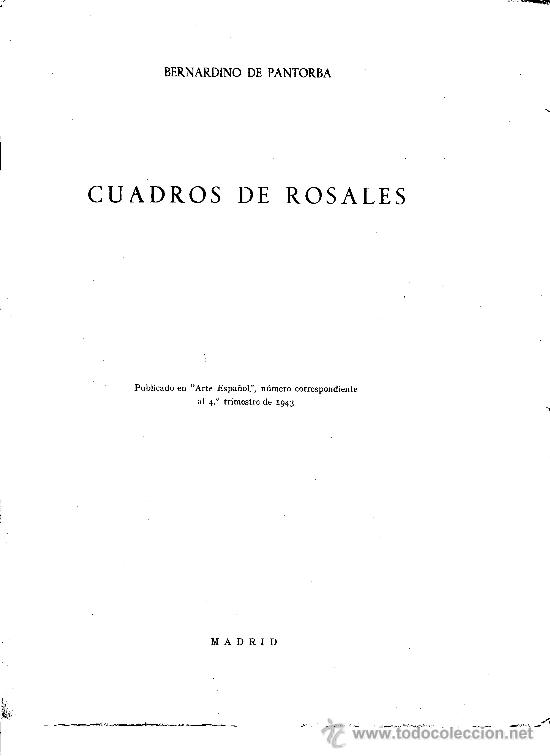 Libros de segunda mano: CUADROS DE ROSALES - Foto 1