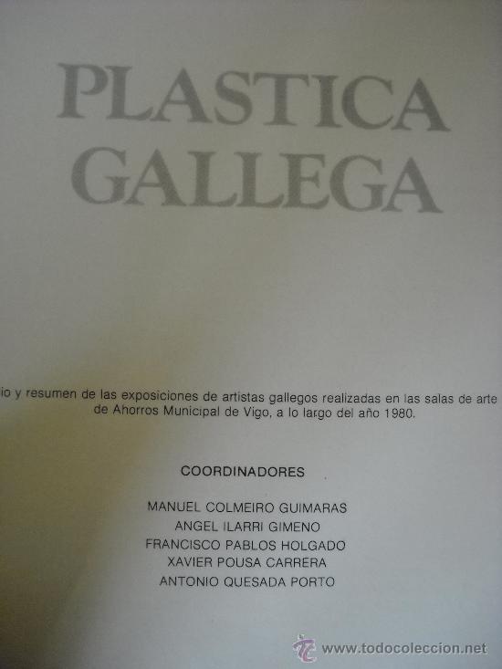Libros de segunda mano: PL&Aacute;STICA GALLEGA - Foto 3
