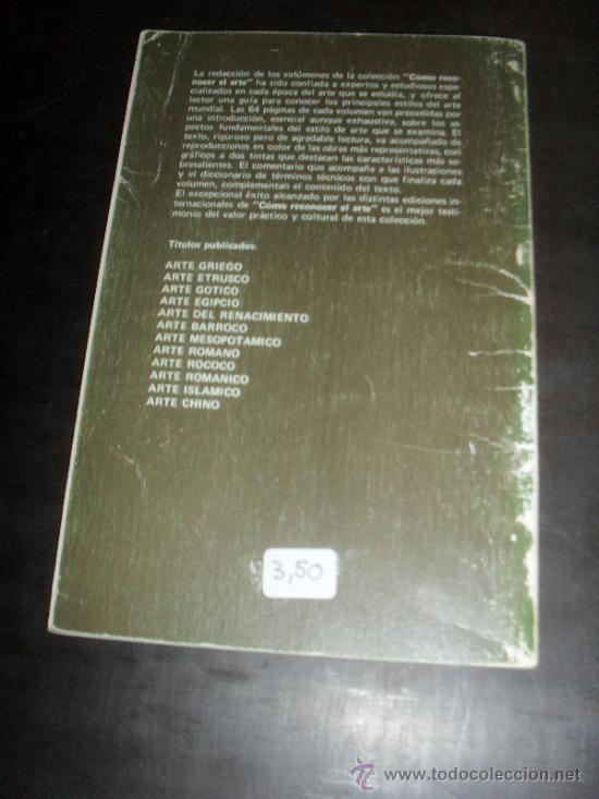 Libros de segunda mano: COMO RECONOCER EL ARTE GRIEGO. - Foto 3