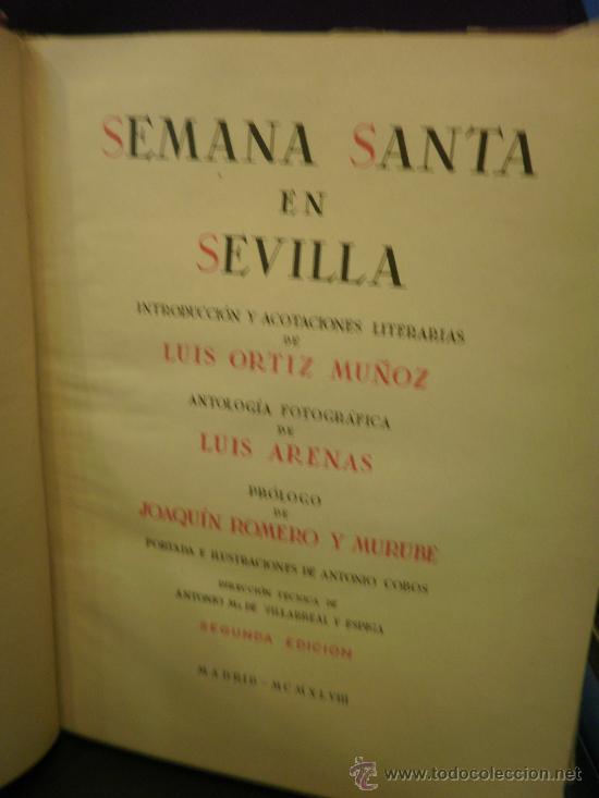 Libros de segunda mano: Semana Santa de Sevilla - Foto 3