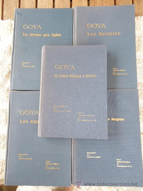 Libros de segunda mano: GOYA. 5 Monograf&iacute;as de Antonio F. Fuster. Editadas por Hispano-Inglesa de Reaseguros 1963-1967 - Foto 1