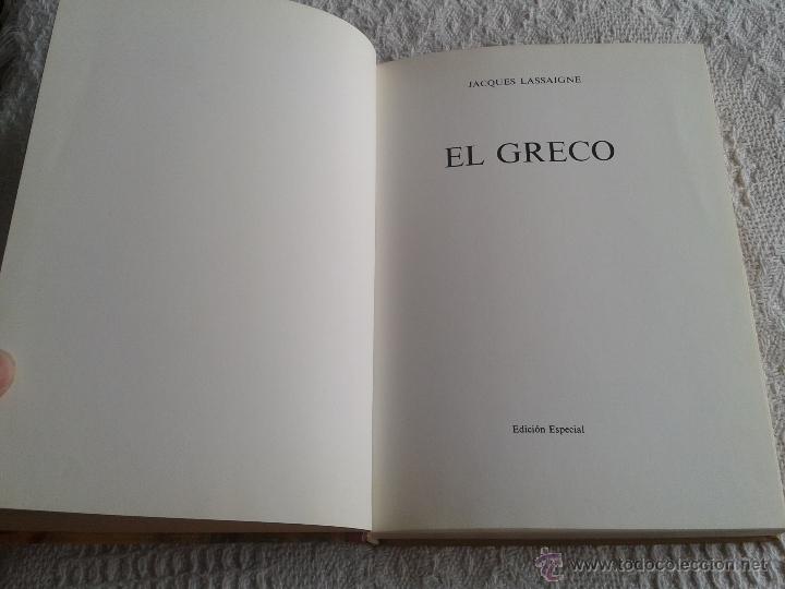 Libros de segunda mano: EL GRECO. JACQUES LASSAIGNE. EDICION ESPECIAL. 1973 - Foto 2