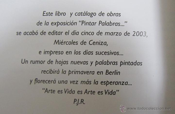 Libros de segunda mano: PINTAR PALABRAS - Foto 2