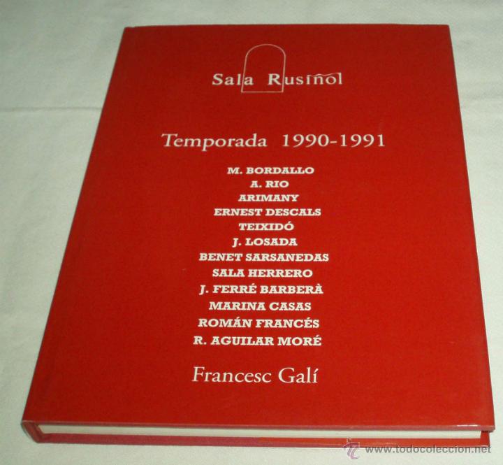 Gebrauchte B&uuml;cher: libro con pinturas varias expuestas en la Sala Rusi&ntilde;ol temporada 1990-1991