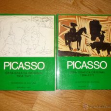 Libros de segunda mano: PICASSO, OBRA GRAFICA ORIGINAL 1904-1971, 1981. TOMO I Y II B.E. DIFICILES. Lote 45015265