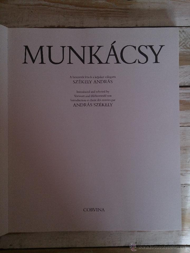 Libros de segunda mano: Libro de obras de Munk&aacute;csy. Corvina. 1993. - Foto 3