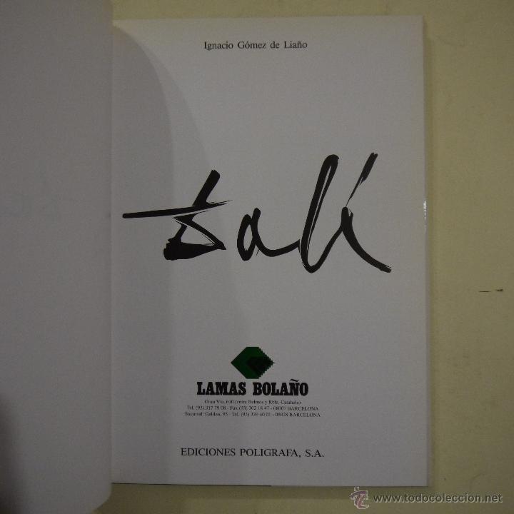 Libros de segunda mano: DAL&Iacute; - IGNACIO G&Oacute;MEZ DE LIA&Ntilde;O - POLIGRAFA - 1992 - Foto 2