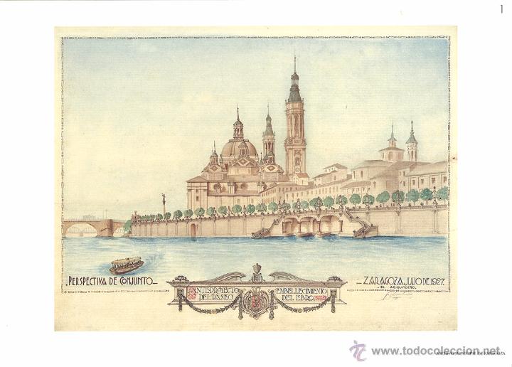 Libros de segunda mano: ZARAGOZA ESTAMPAS Y DIBUJOS - Foto 2
