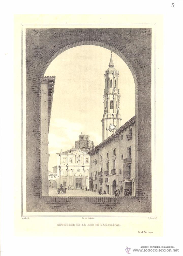 Libros de segunda mano: ZARAGOZA ESTAMPAS Y DIBUJOS - Foto 3