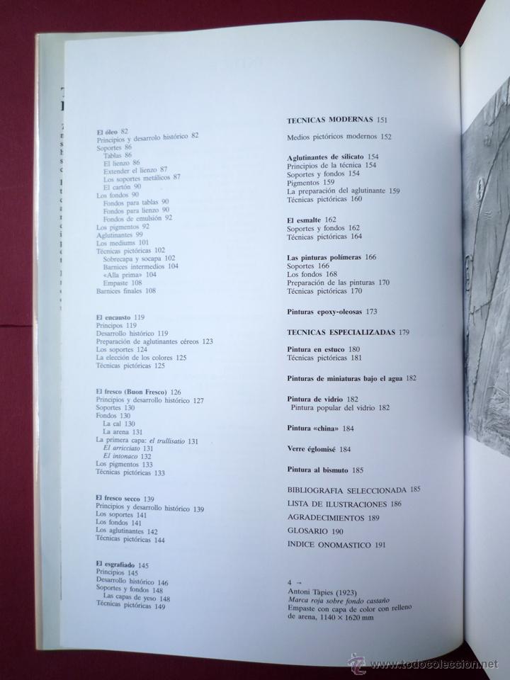 Libros de segunda mano: T&Eacute;CNICAS DE LA PINTURA. LIBSA, 1990 - Foto 3