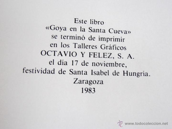 Libros de segunda mano: GOYA EN LA SANTA CUEVA - Foto 5