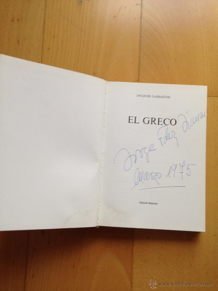 Libros de segunda mano: El Greco. Jacques Lassaigne. Ediciones Daimon-Manuel Tamayo. 1973. - Foto 2
