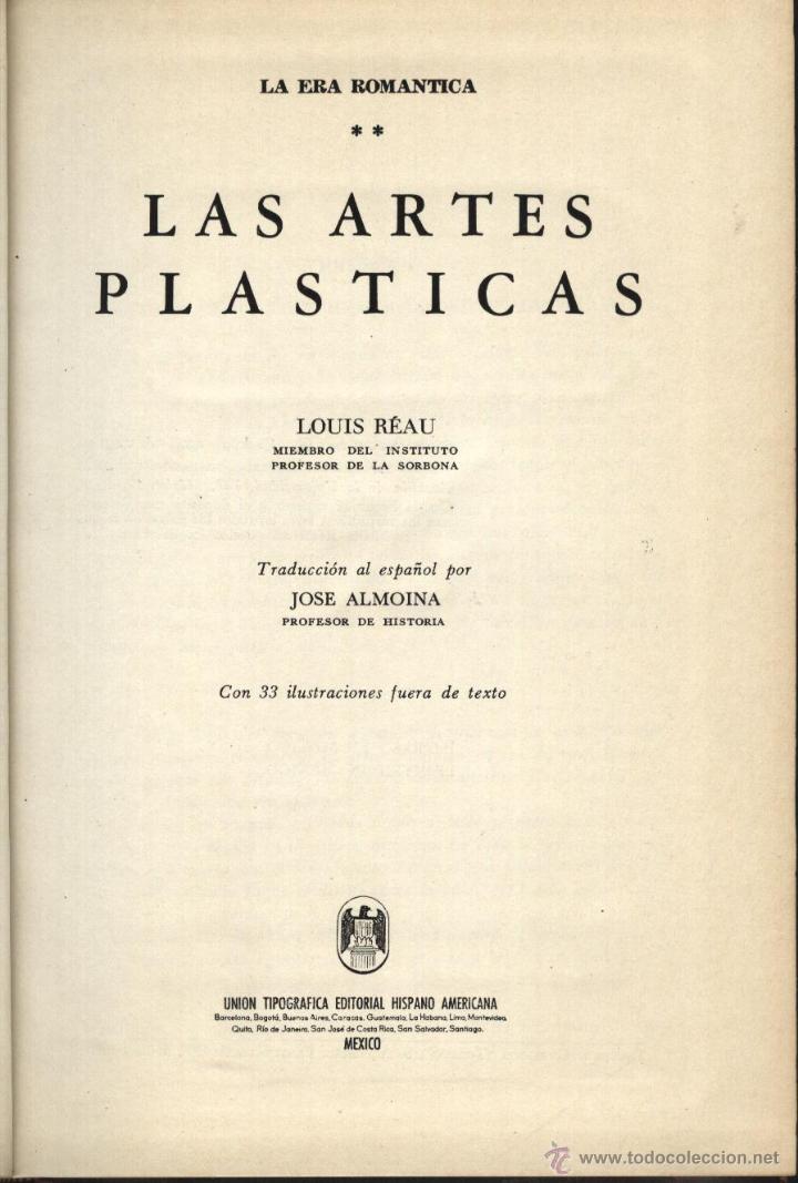 Libros de segunda mano: R&Eacute;AU, LOUIS, LAS ARTES PLASTICAS, - Foto 1