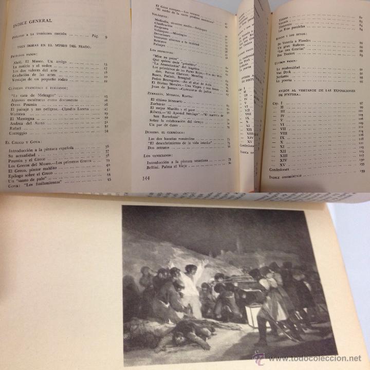 Libros de segunda mano: Libro Tres horas en el Museo del Prado. Eugenio dOrs - Foto 2