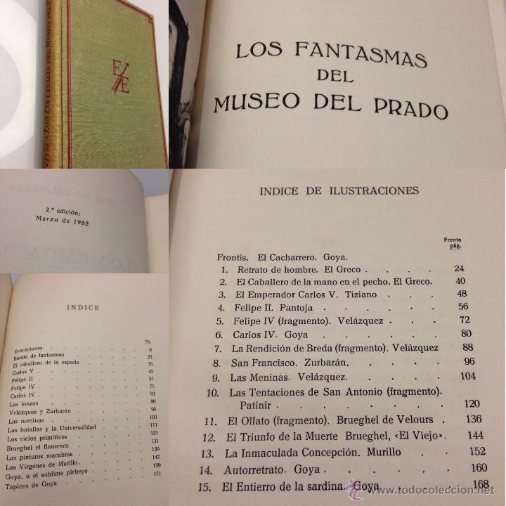 Libros de segunda mano: Libro los fantasmas del Museo del Prado. J.M. Salaverr&iacute;a