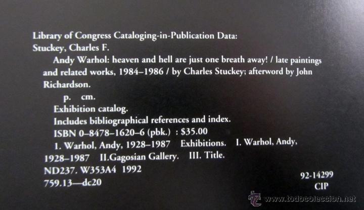 Libros de segunda mano: ANDY WARHOL - Foto 4