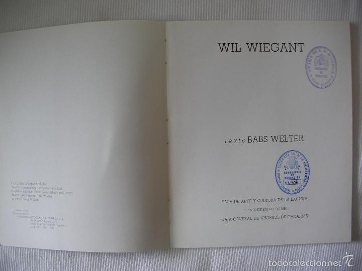 Libros de segunda mano: CATALOGO - WIL WIEGANT - Foto 2