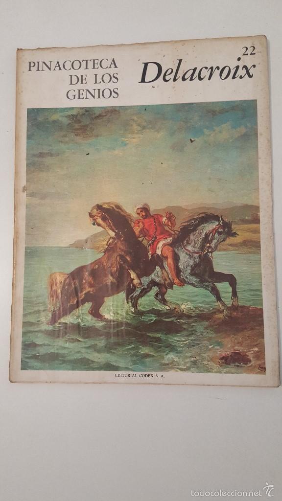 Libros de segunda mano: PINACOTECA DE LOS GENIOS  -- DELACROIX  - EDITORIAL CODEX - Foto 1