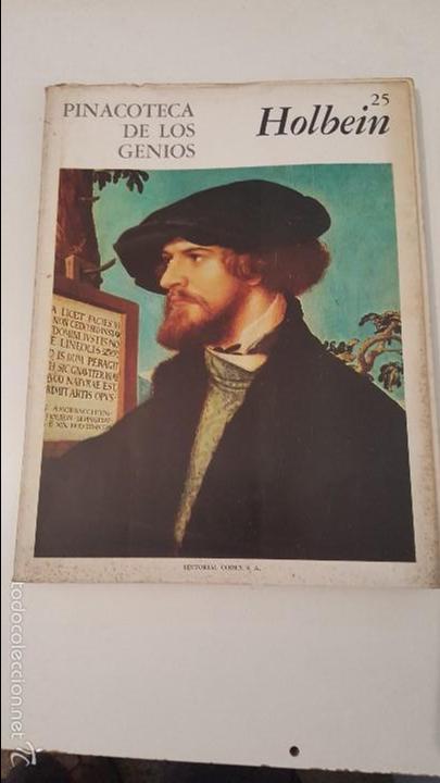 Libros de segunda mano: PINACOTECA DE LOS GENIOS  -- HOLBEIN  - EDITORIAL CODEX - Foto 1