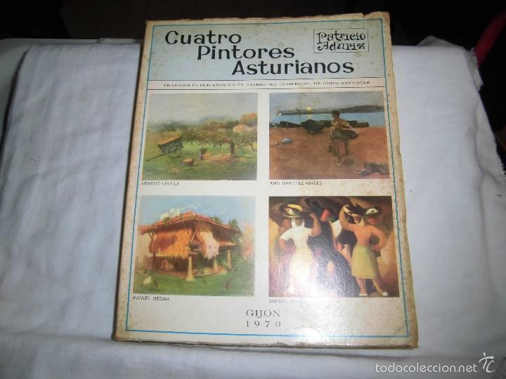 Libros de segunda mano: CUATRO PINTORES ASTURIANOS.PATRICIO ADURIZ.GIJON 1970