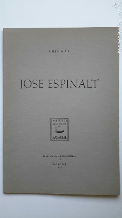 Libros de segunda mano: Luis Mas. Jos&eacute; Espinalt. Sabadell, 1950 - Foto 1