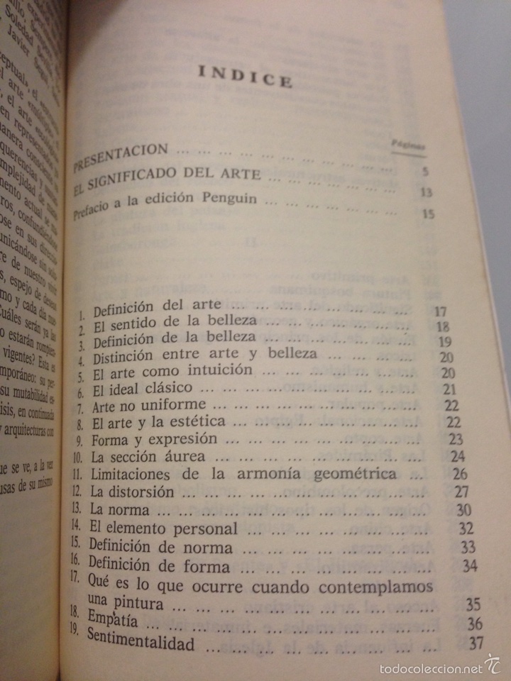 Libros de segunda mano: Libro El significado del arte. Herbert Read - Foto 3