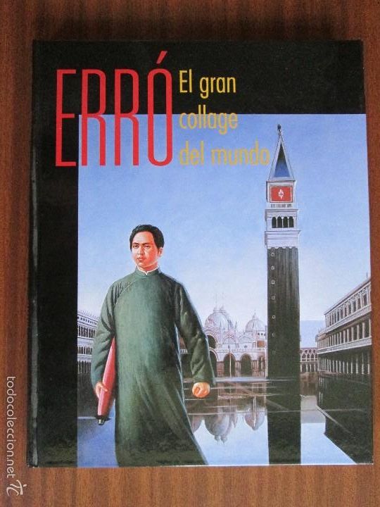 Libros de segunda mano: Err&oacute; &bull; El gran collage del mundo / Dedicatoria - Foto 1