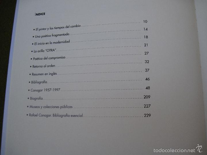 Libros de segunda mano: CANOGAR 1957 - 1997 - PINTOR DE TOLEDO. - Foto 2