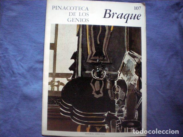 Libros de segunda mano: LIBRO PINACOTECA DE LOS GENIOS N&ordm; 107 GEORGES BRAQUE ED CODEX - Foto 1