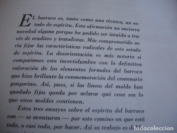 Libros de segunda mano: DIAZ-PLAJA, GUILLERMO: EL ESPIRITU DEL BARROCO - Foto 4