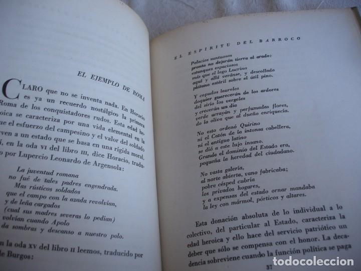 Libros de segunda mano: DIAZ-PLAJA, GUILLERMO: EL ESPIRITU DEL BARROCO - Foto 6