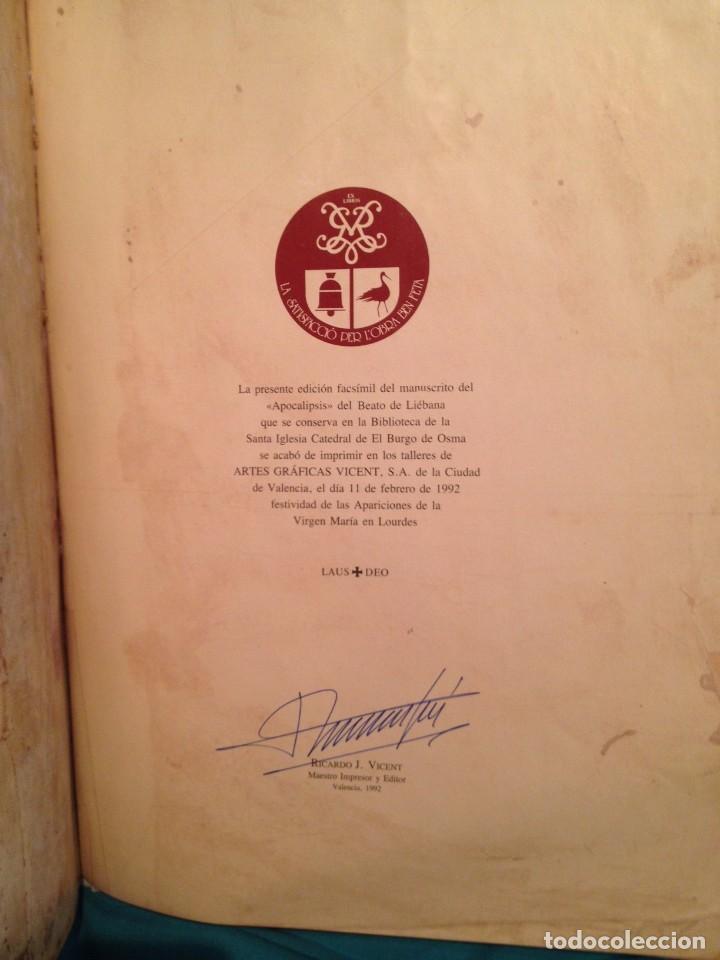 Libros de segunda mano: BEATO DE LIEBANA (F&Aacute;CSIMIL EDICI&Oacute;N LIMITADA) - Codice Burgo de Osma - Foto 6