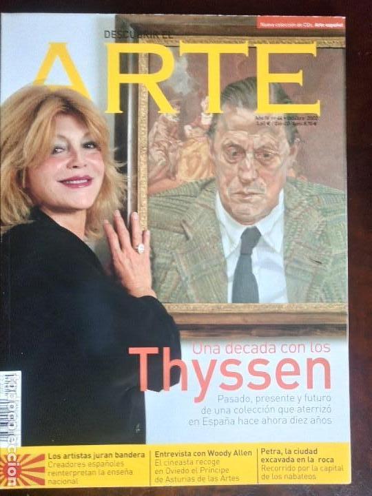 Libros de segunda mano: revista descubrir el arte una decada con los thyssen a&ntilde;o IV numero 44 octubre 2002