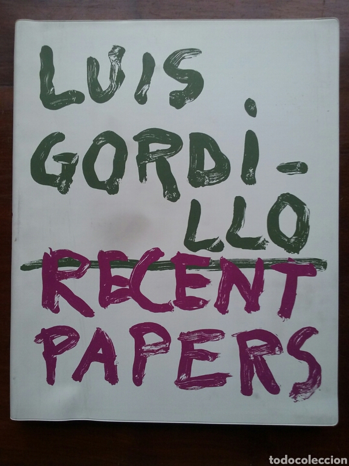 Libros de segunda mano: Recent Papers Luis Gordillo - Foto 1