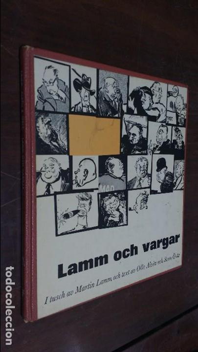 Libros de segunda mano: Lamn och vargar 1963 (libro de comic pol&igrave;tico de la &egrave;poca)