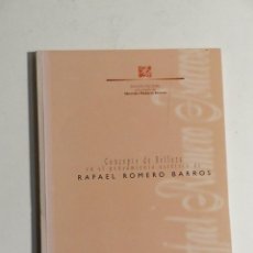 Libros de segunda mano: CONCEPTO DE BELLEZA EN EL PENSAMIENTO ESTÉTICO DE RAFAEL ROMERO BARROS MERCEDES MUDARRA BARRERO